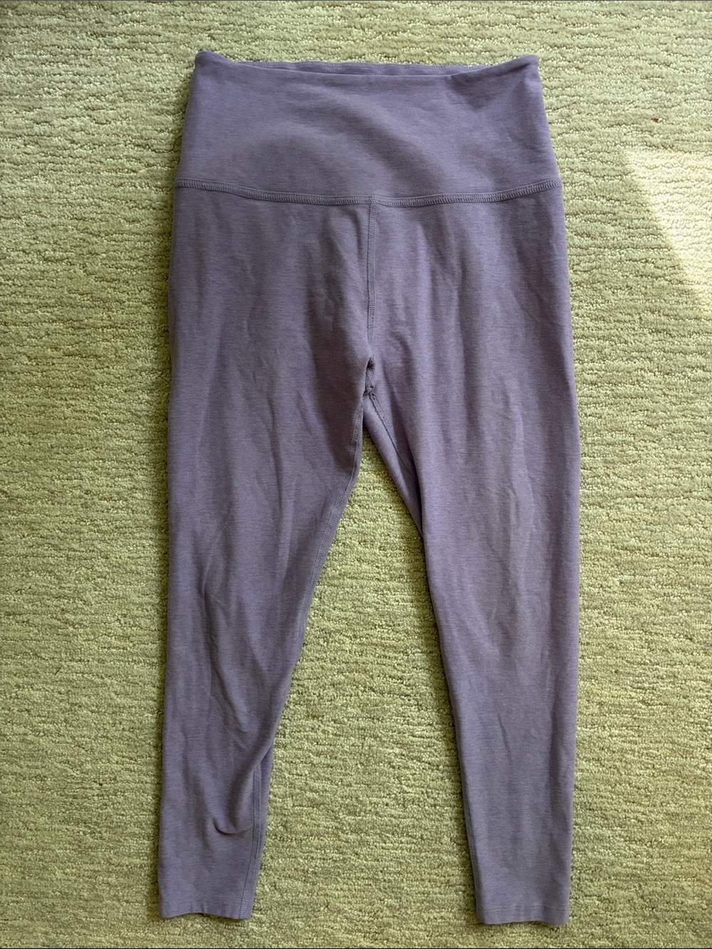 High-Waist Purple Leggings